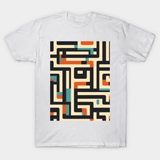 Maze of Dreams: Pastel Labyrinth Journey T-Shirt